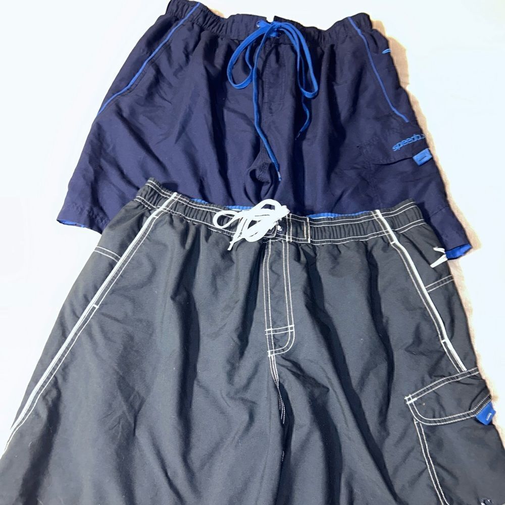 Set of 2 Speedo swim trunks size large